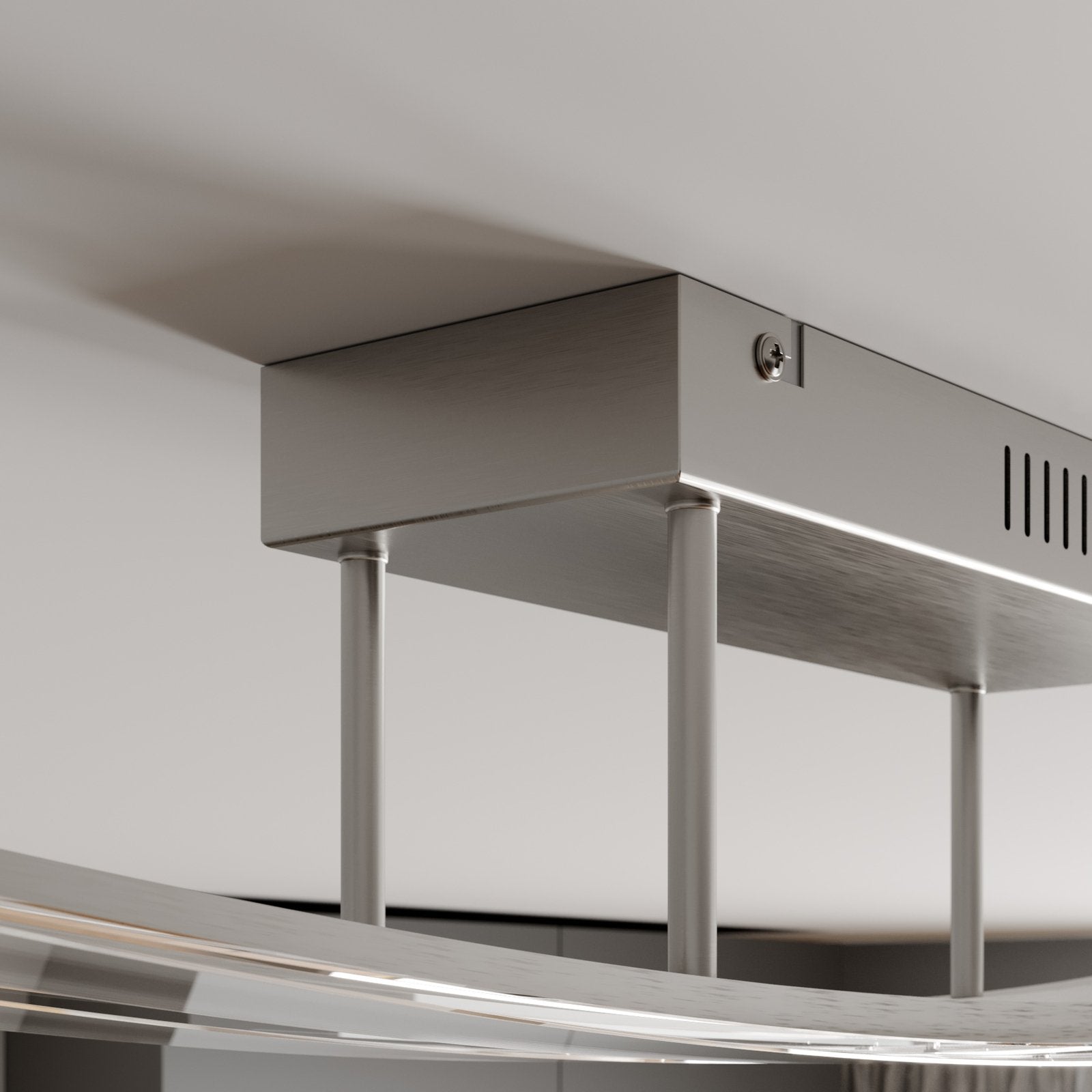 Lindby Deckenleuchte Deckenspot LED Jarda Glas dimmbar Lampe Leuchte 134cm - 4251096526950