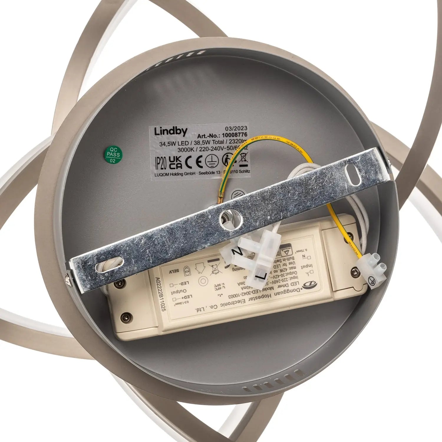 B-Ware Lindby Divalis Led Deckenlampe Deckenleuchte Deckenlicht Leuchte Stepdim Nic101 - 4251911760033