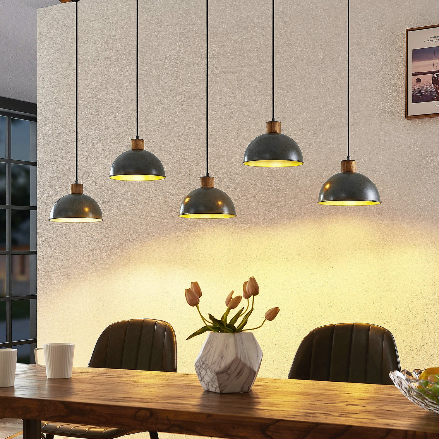 B-Ware Lindby Durbis Pendelleuchte Pendelampe Lampe Leuchte Hängeleuchte Led Lampe 564