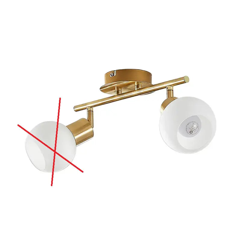 B-Ware Lindby Elaina 2 Deckenleuchte Deckenlampe Leuchte E14 Brass/Opal Siehe Text/Foto - 12582213106554