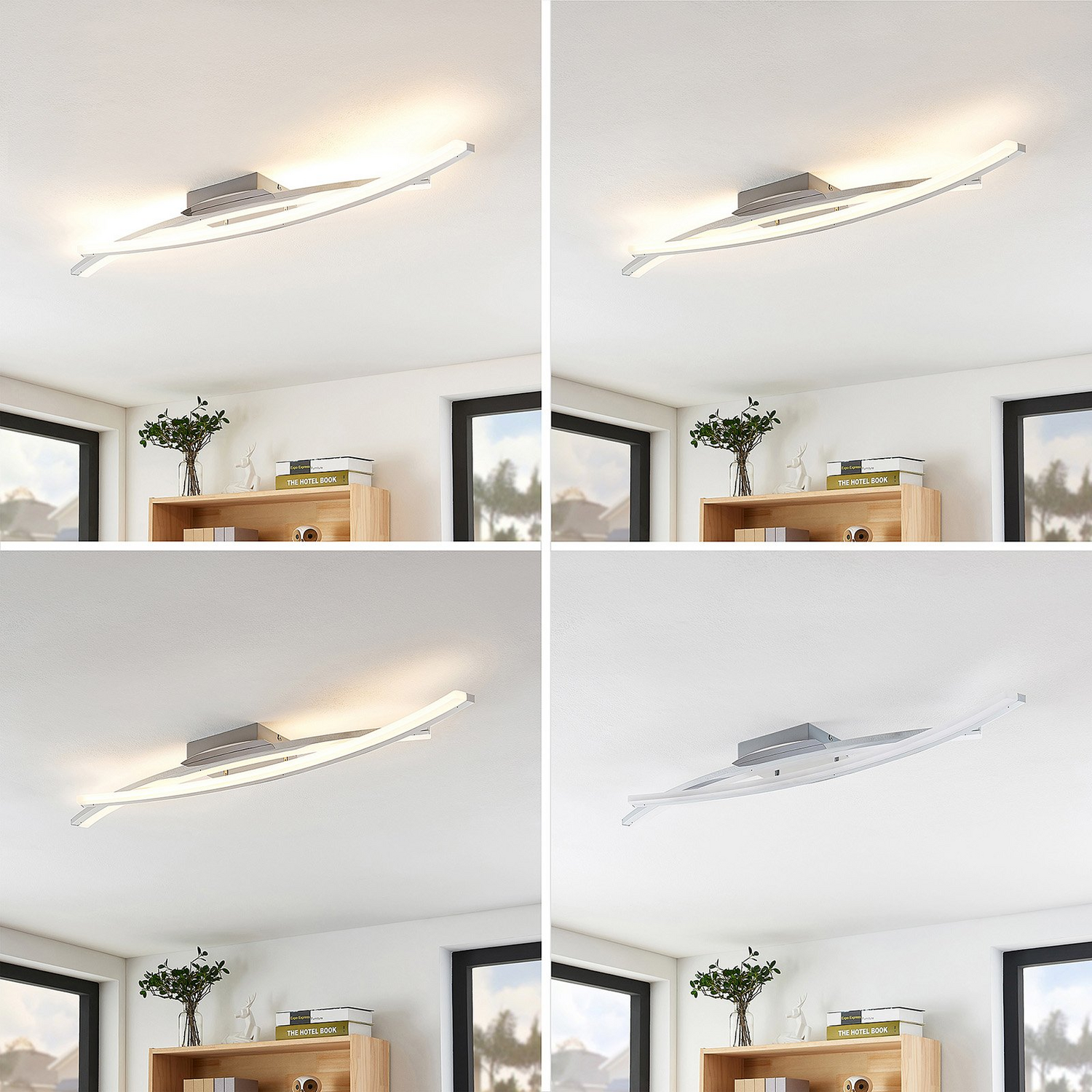 B-Ware Lindby Elarit Led Deckenlampe Leuchte Lampe Deckenlampe Hängeleuchte  Verchromt