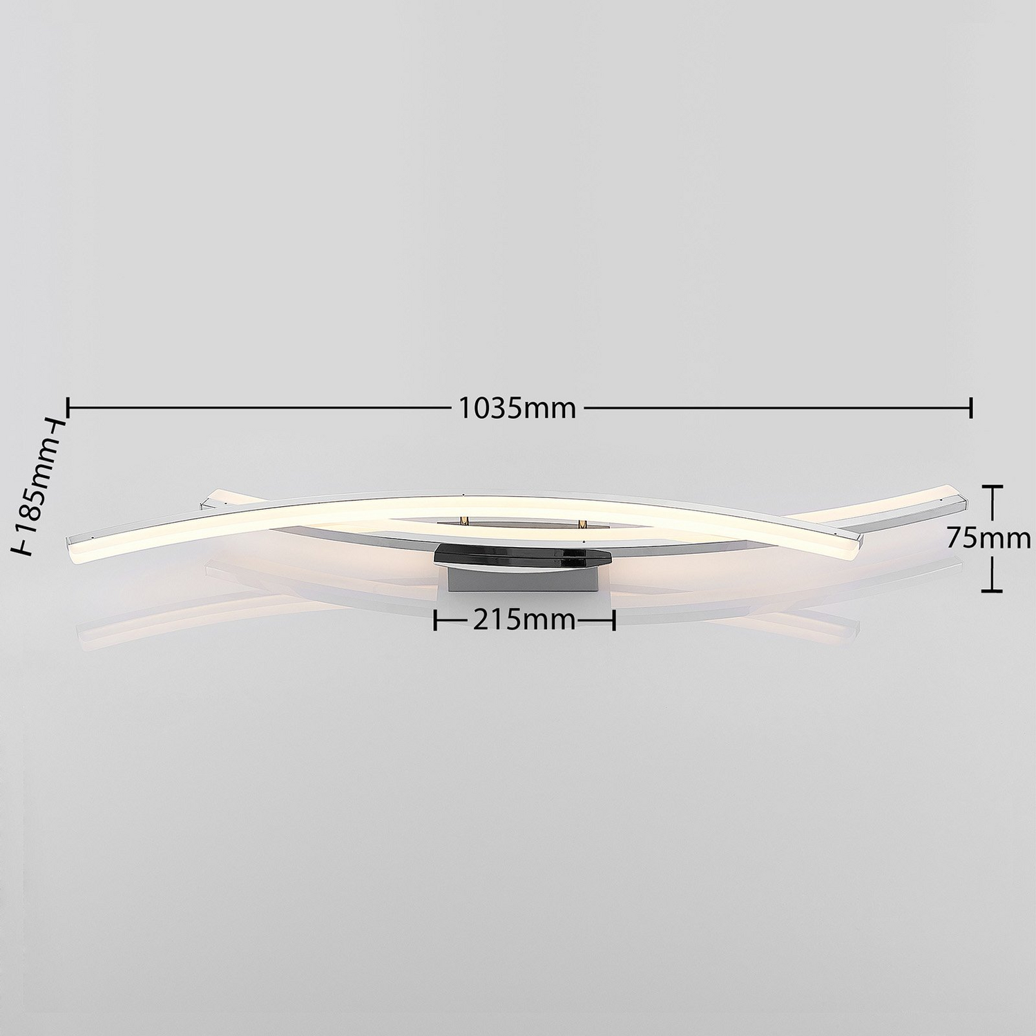 B-Ware Lindby Elarit Led Deckenlampe Leuchte Lampe Deckenlampe Hängeleuchte  Verchromt