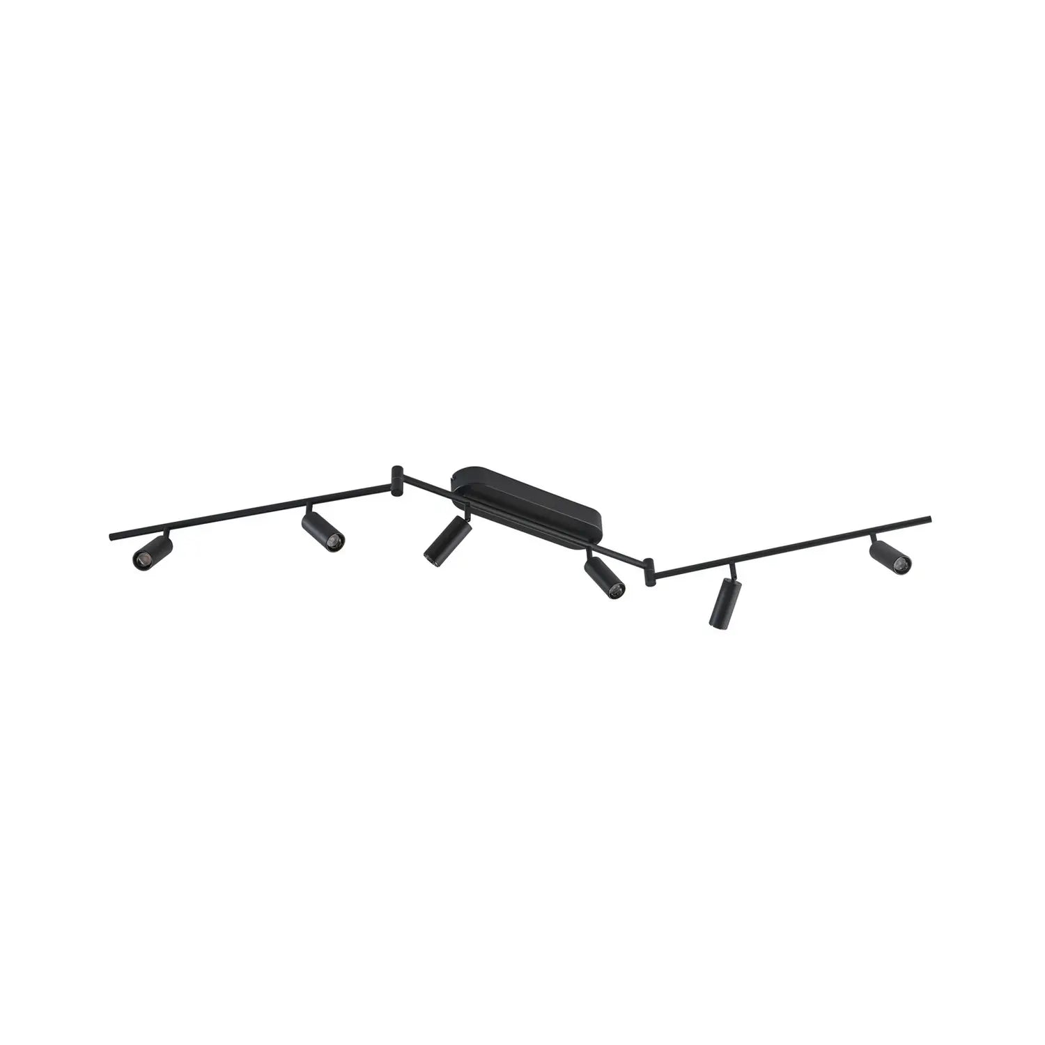 B-Ware Lindby Deckenleuchte Lampe Led Schwarz Matt Spots Eldrin 6 Flammig 152 Cm Ra90 - 4255830903236