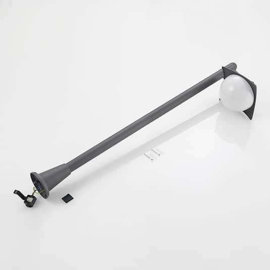 B-Ware Lindby Elinda Wegeleuchte Sockelleuchte Sockellampe Leuchte Lampe E27 3 Stück - 4251911704013