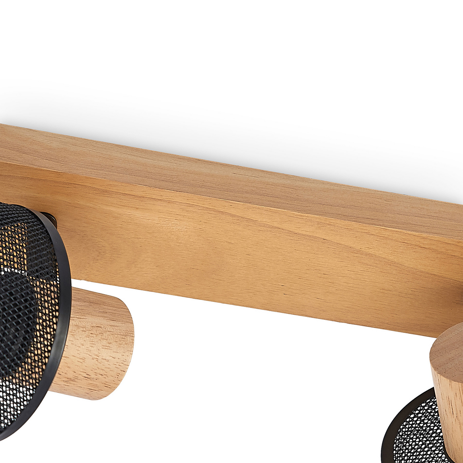 B-Ware Lindby Evinora Deckenstrahler Deckenlampe Deckenlampe Strahler Holz 3 Flammig - 4251911700022