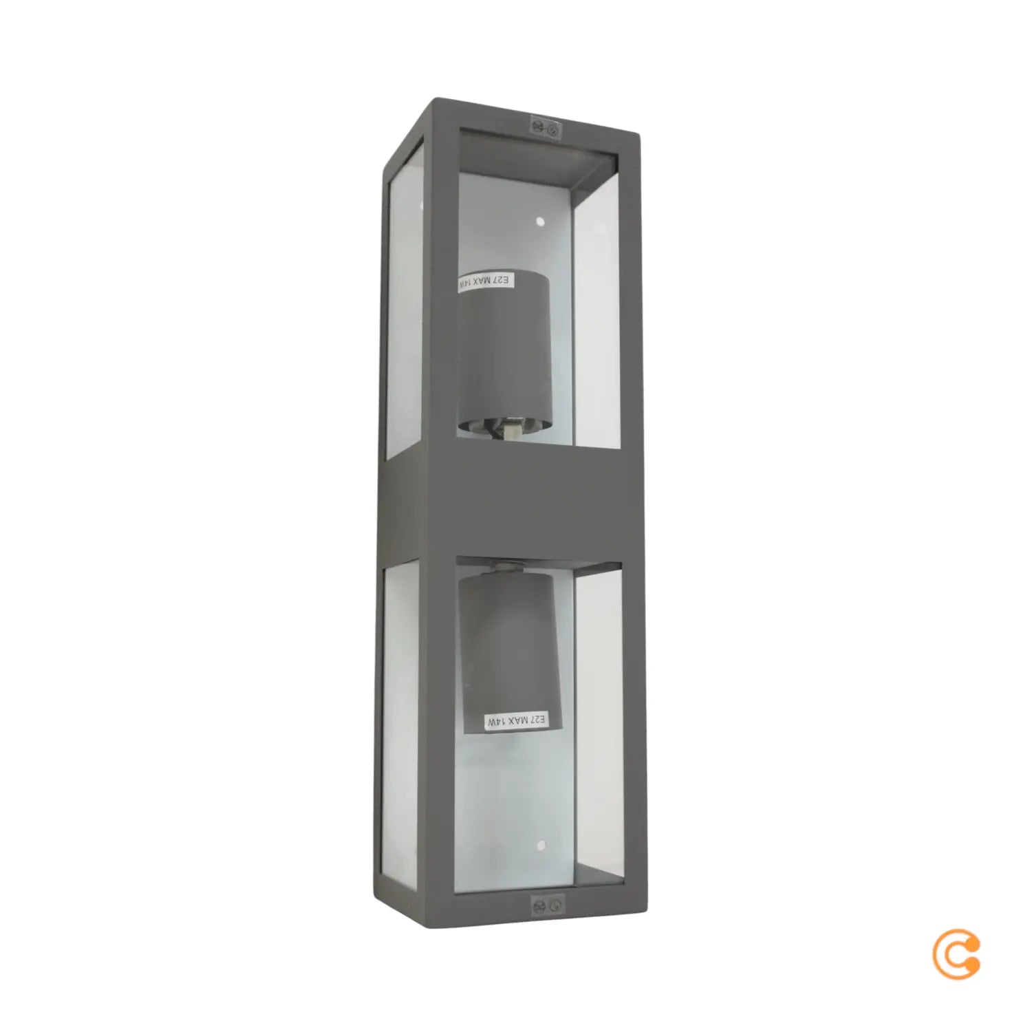 B-Ware Lindby Außenwandleuchte Wandleuchte Firmin Dunkelgrau Ip44 Lampe E27 Led 2 Stück - 4251096575859