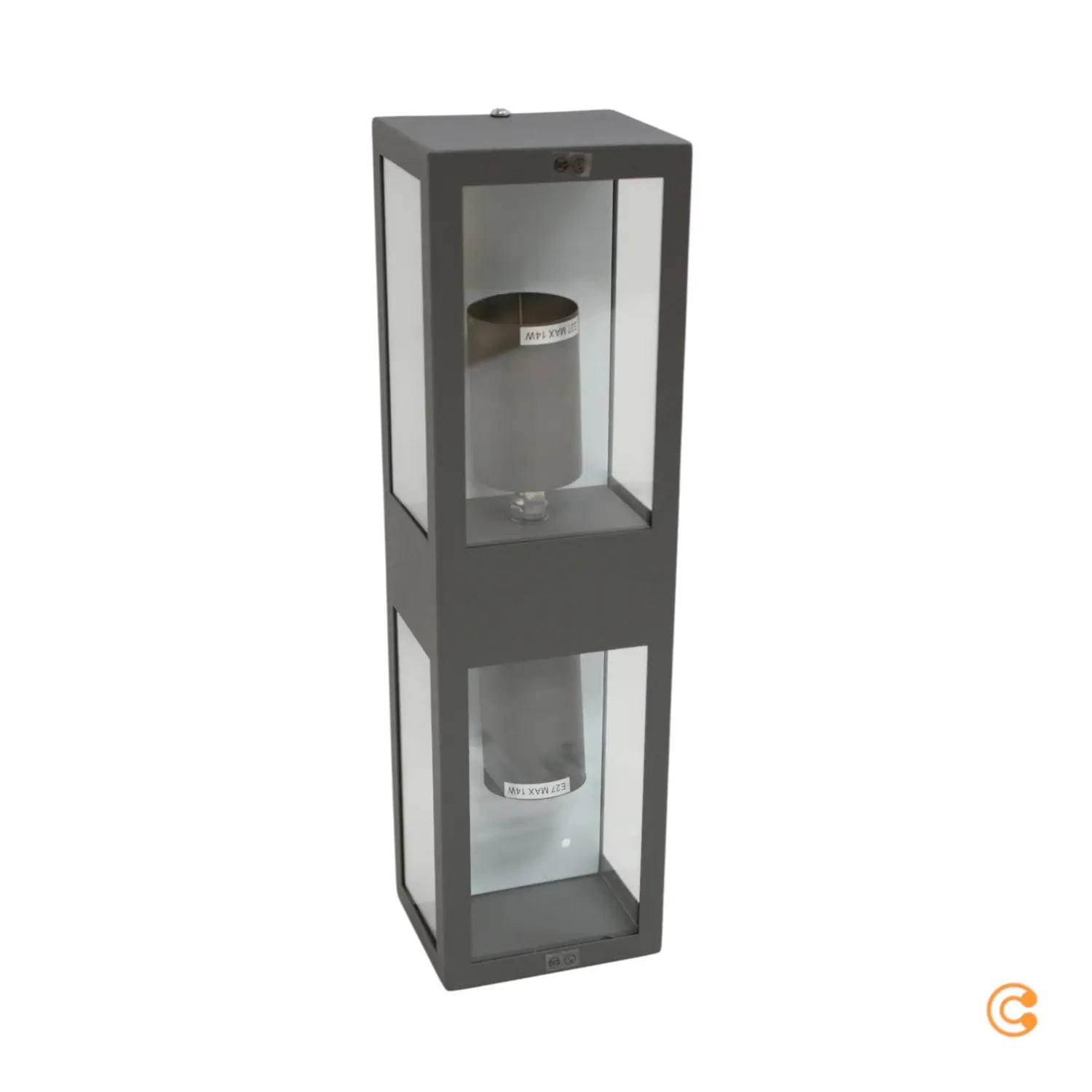 B-Ware Lindby Außenwandleuchte Wandleuchte Firmin Dunkelgrau Ip44 Lampe E27 Led 2 Stück - 4251096575859