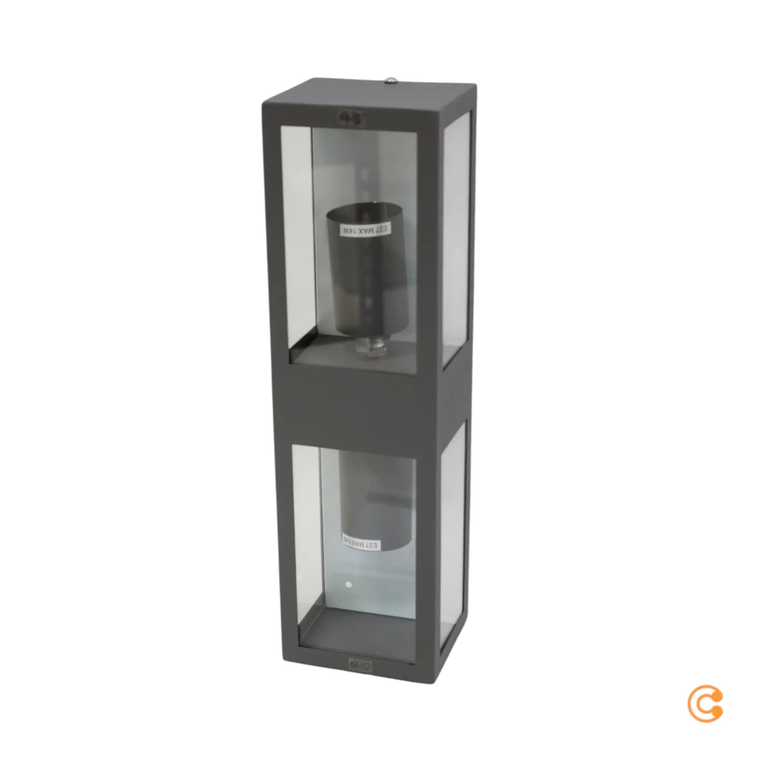 B-Ware Lindby Außenwandleuchte Wandleuchte Firmin Dunkelgrau Ip44 Lampe E27 Led 2 Stück - 4251096575859