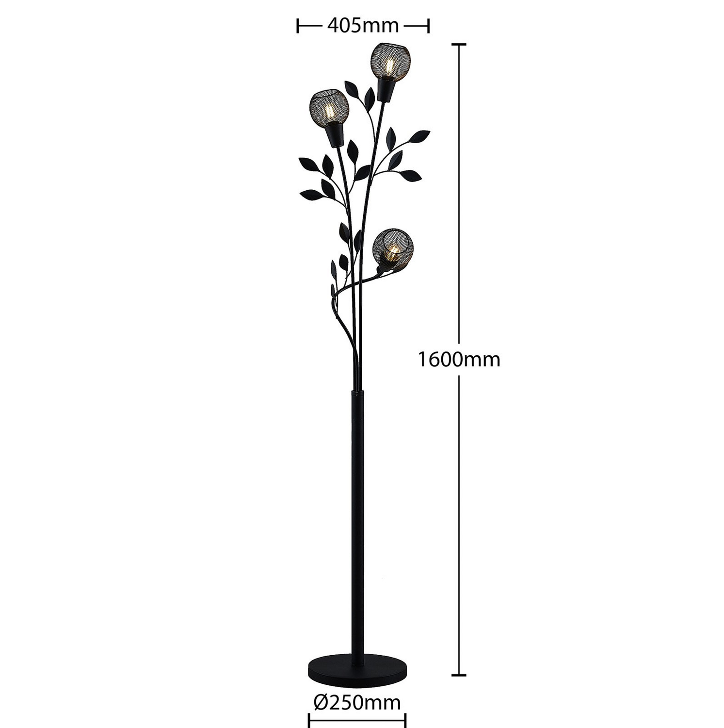 B-Ware Lindby Kanye Florentiner Stehlampe Stehleuchte Standlampe Leuchte Dreiflammig - 4251911712919