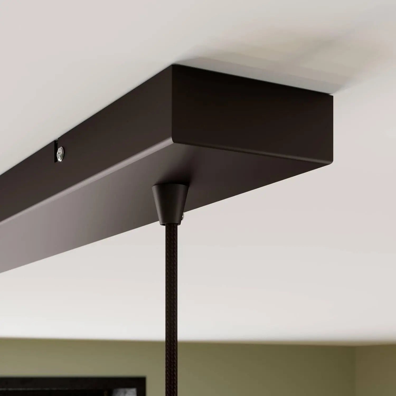 B-Ware Lindby Hängelampe Pendelleuchte Frances Lampe Kaffeebraun 4 Flammig Metall E27