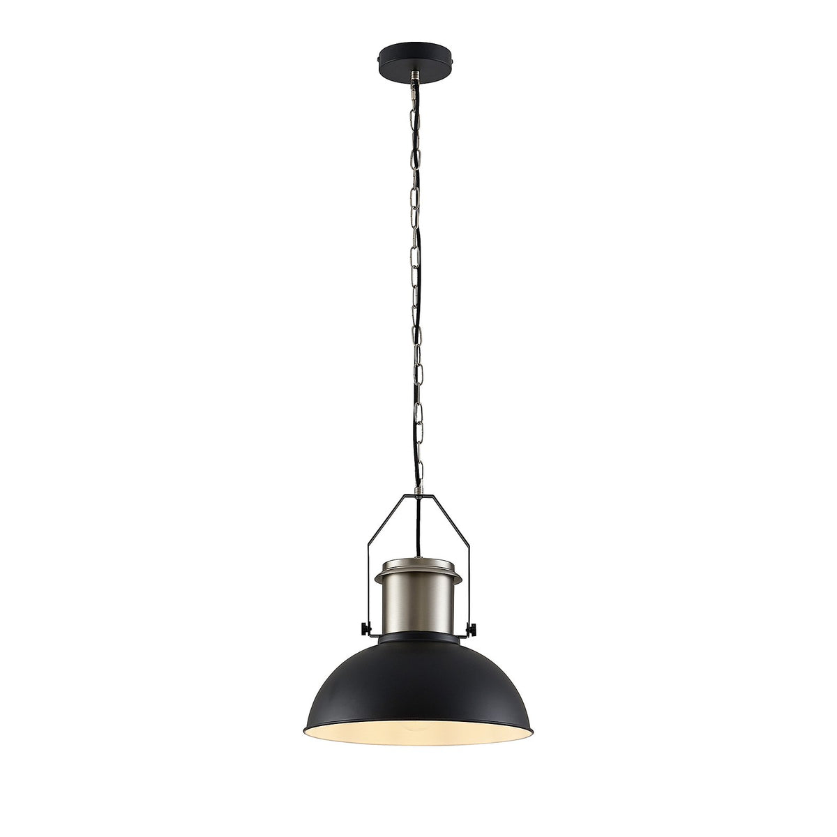 Lindby Freitjof Hängeleuchte Hängeleuchte Lampe Leuchte IP20 schwarz/nickel m200 - 4251096585810