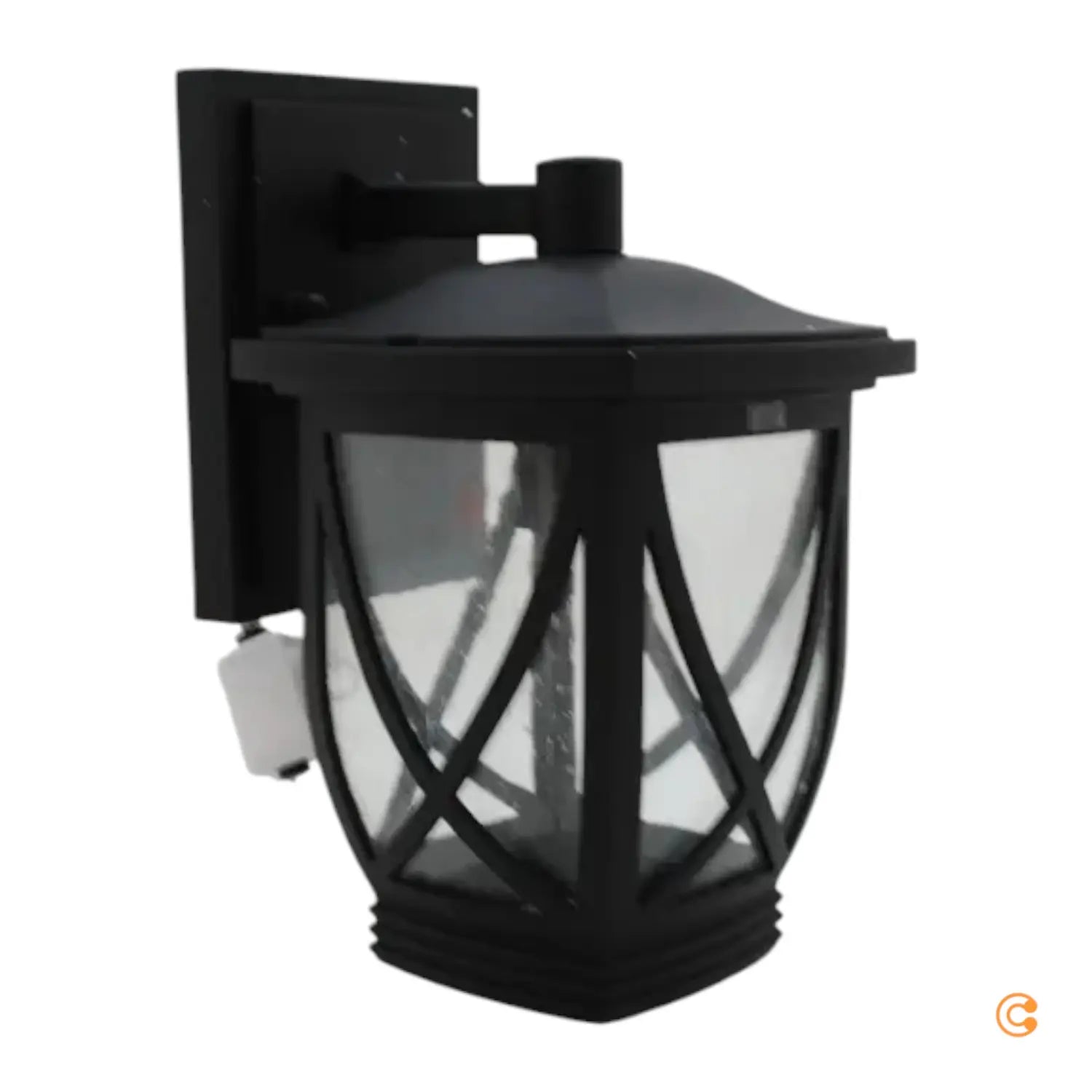 B-Ware Lindby Fritza Außenwandleuchte Außenlampe Wandleuchte Schwarz Höhe 26,7 Cm - 4251096568202