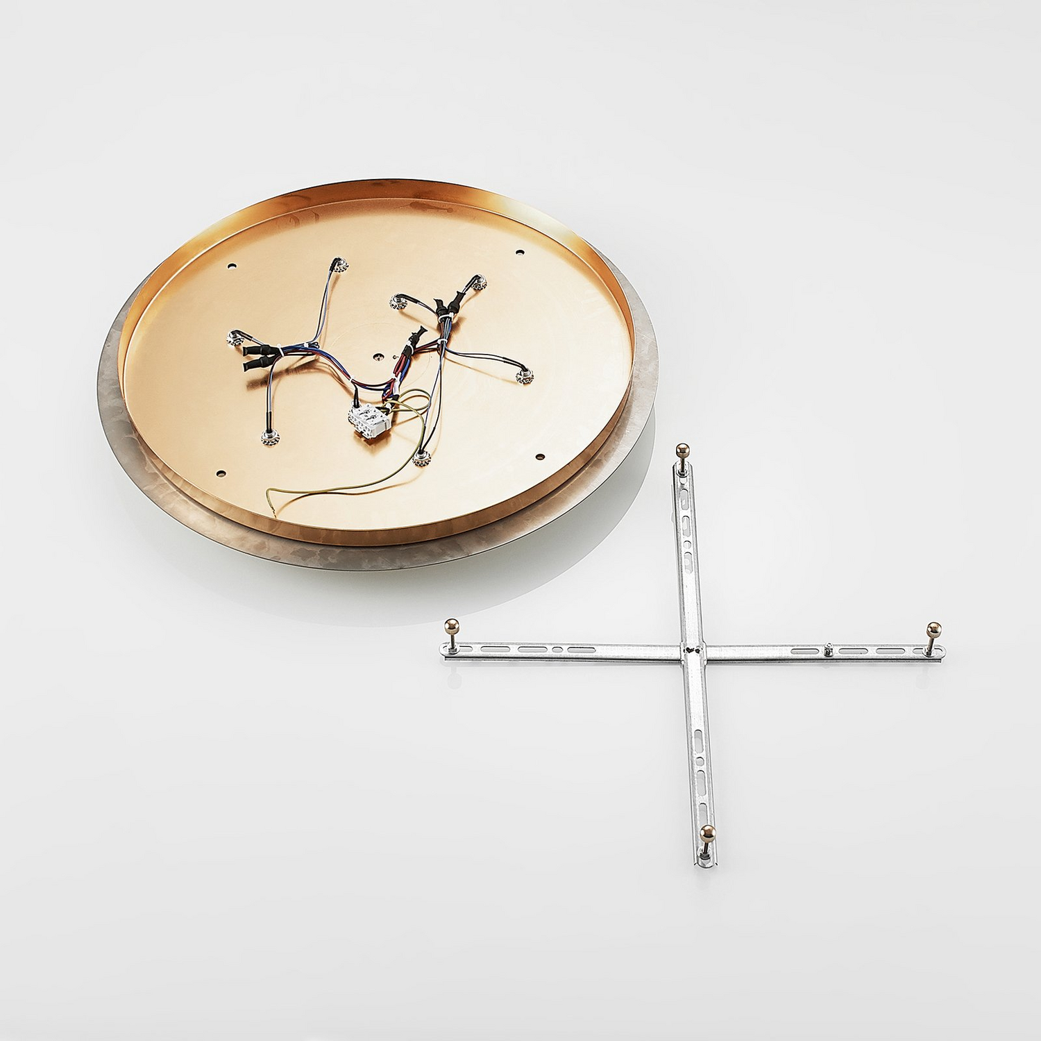 B-Ware Lindby Deckenleuchte Deckenlampe Gillion Kronleuchter Kristall Lampe Led ø 55cm