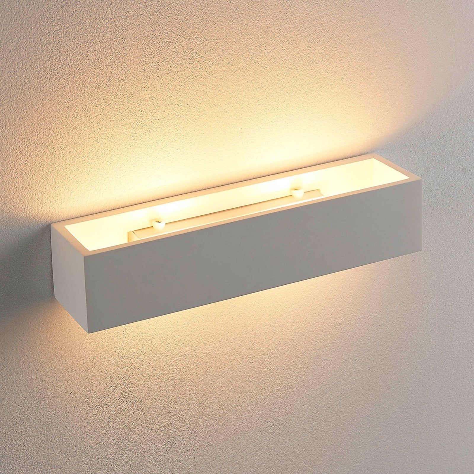 Lindby Gipswandleuchte Tjada Wandlampe Wandleuchte Lampe Leuchte G9 LED weiß77 - 4251096533590