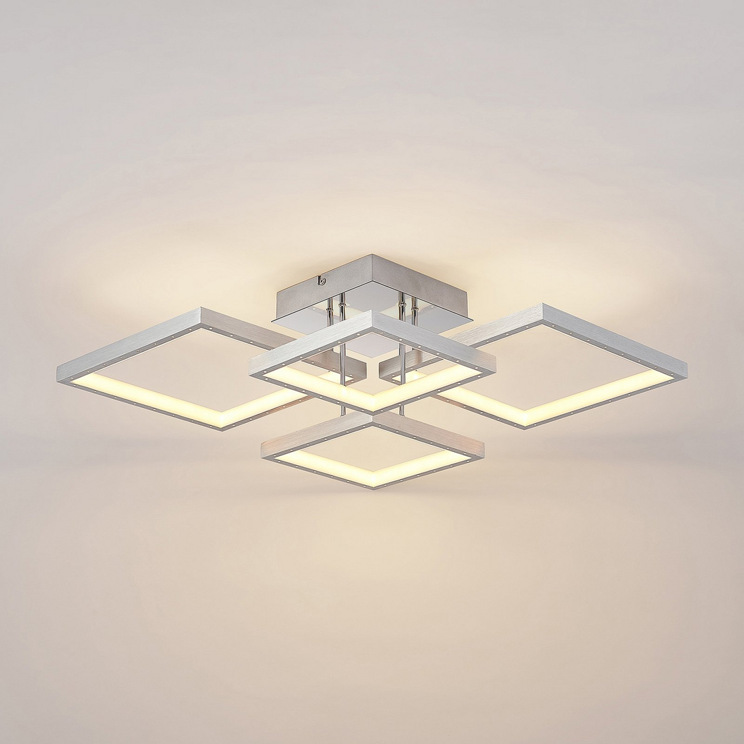 Lindby Giuliana Led Deckenleuchte Lampe Beleuchtung Aluminium Dimmbar 29 W 3000 K B-Ware - 4251096591392