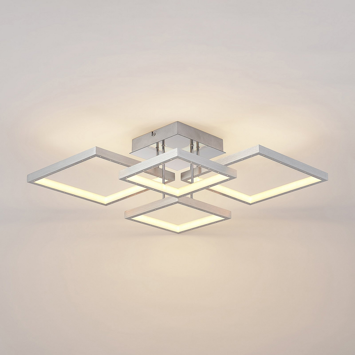 Lindby Giuliana Led Deckenleuchte Lampe Beleuchtung Aluminium Dimmbar 29 W 3000 K B-Ware - 4251096591392