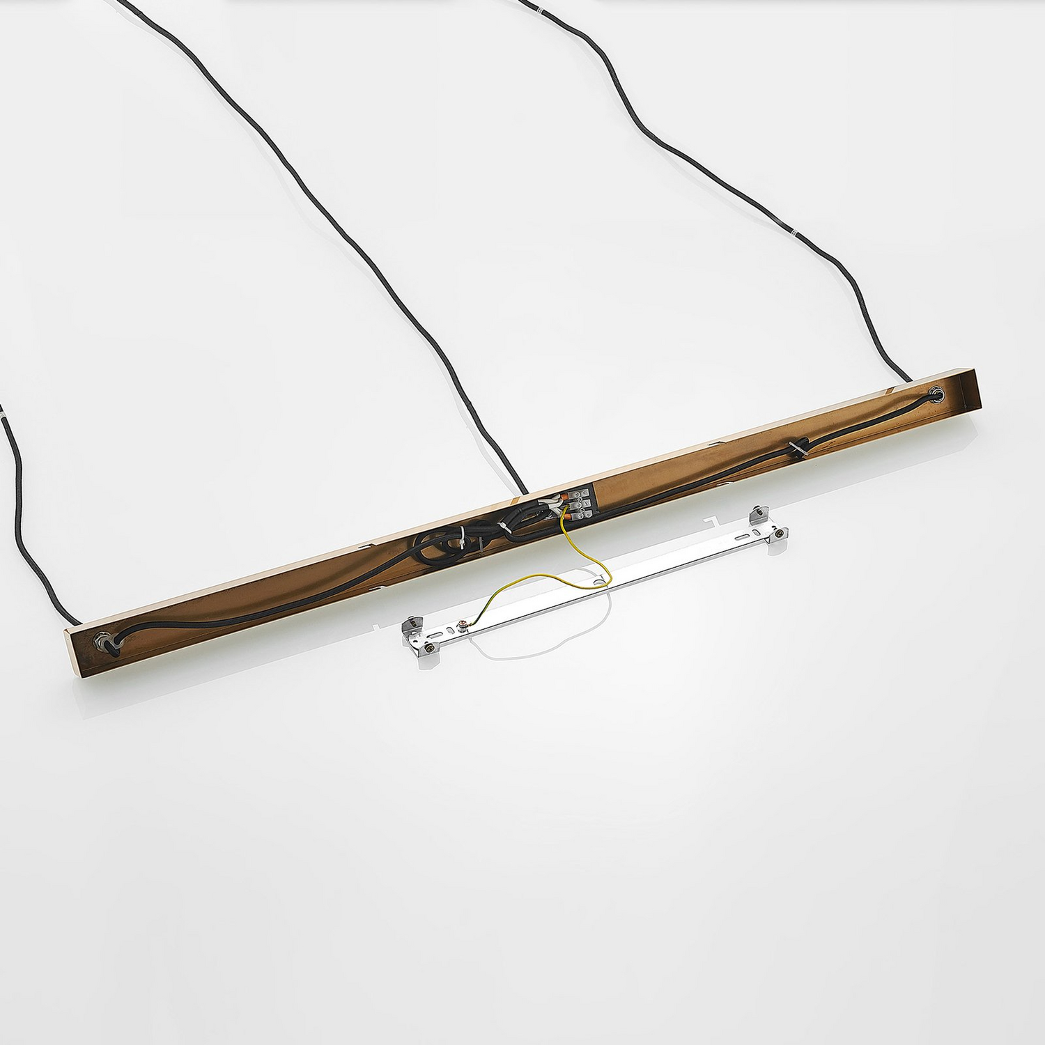 B-Ware Lindby Hängeleuchte Pendelleuchte Grady Messing Glas Lampe Leuchte Led 110 Cm