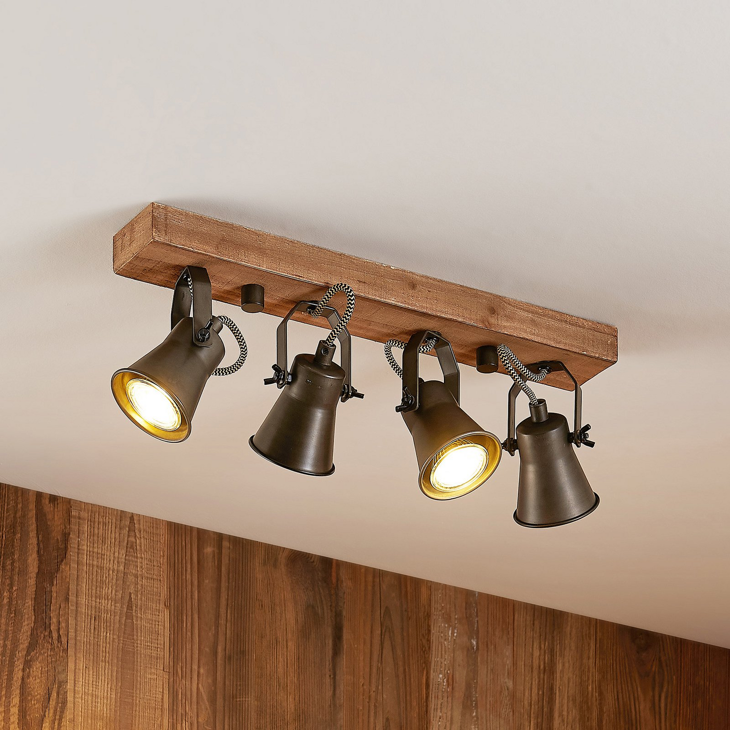 B-Ware Lindby Grandesa Deckenstrahler Deckenlampe Deckenleuchte Lampe Vierflammig Gu 10 - 4251096595970