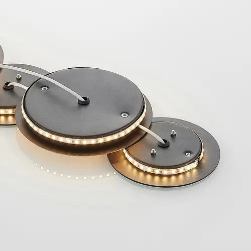 B-Ware Lindby Wandleuchte Wandlampe Led Grazyna Schwarz Gold Beleuchtung Leuchte