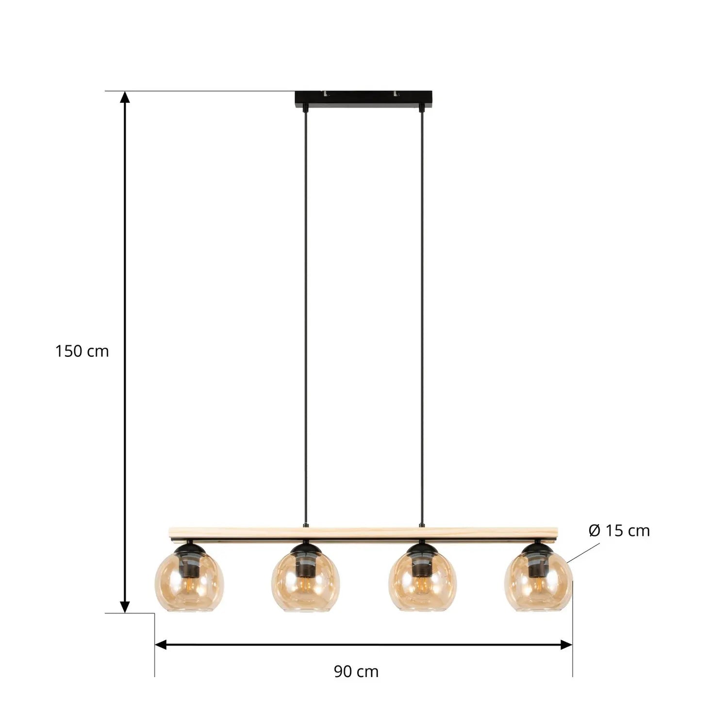 B-Ware Lindby Enrique Pendelleuchte Hängelampe Deckenlampe Lampe E27 Siehe Text - 4251096570083
