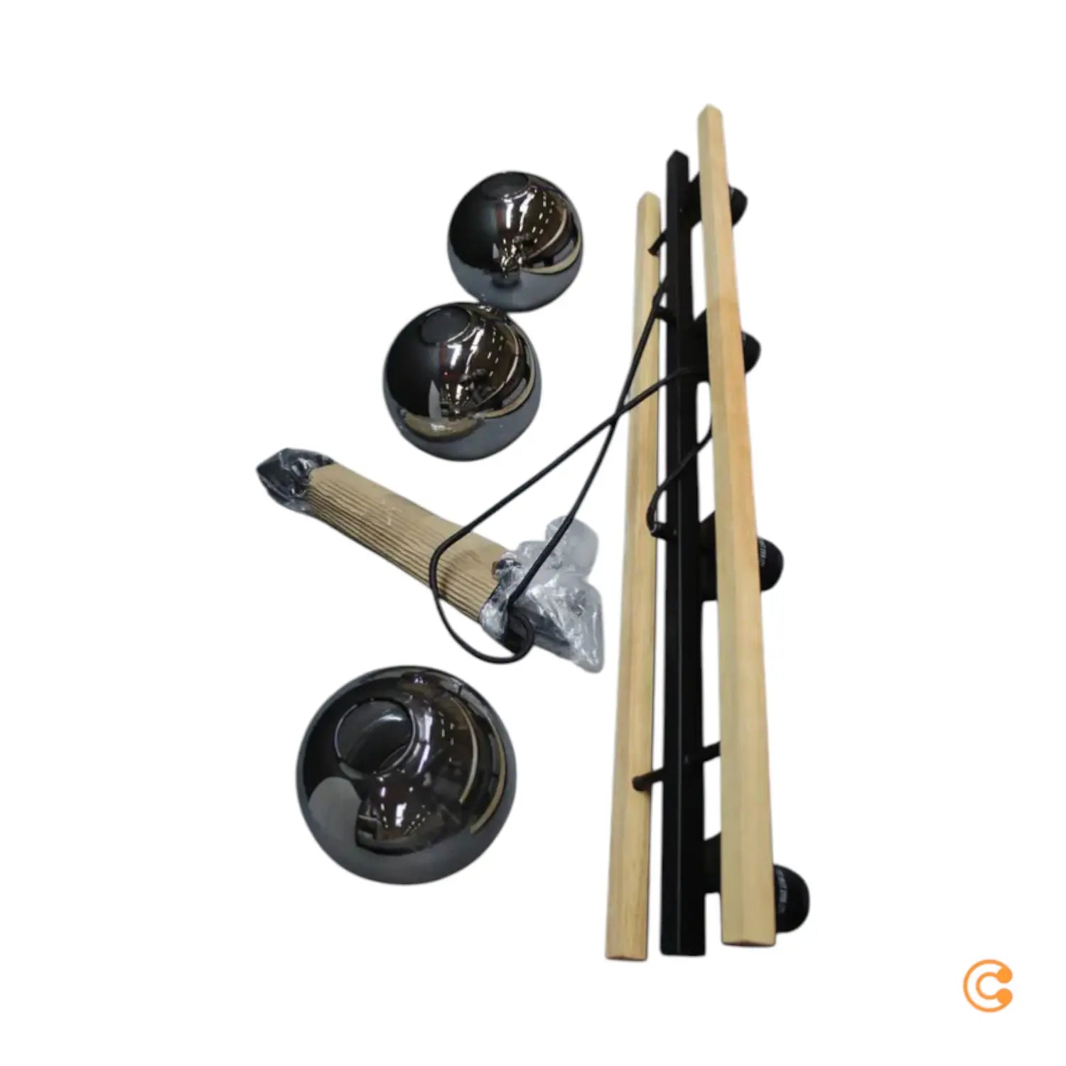 B-Ware Lindby Hängelampe Pendelleuchte Enrique Esszimmer Glas Holz Siehe Text/Foto - 4251096596717