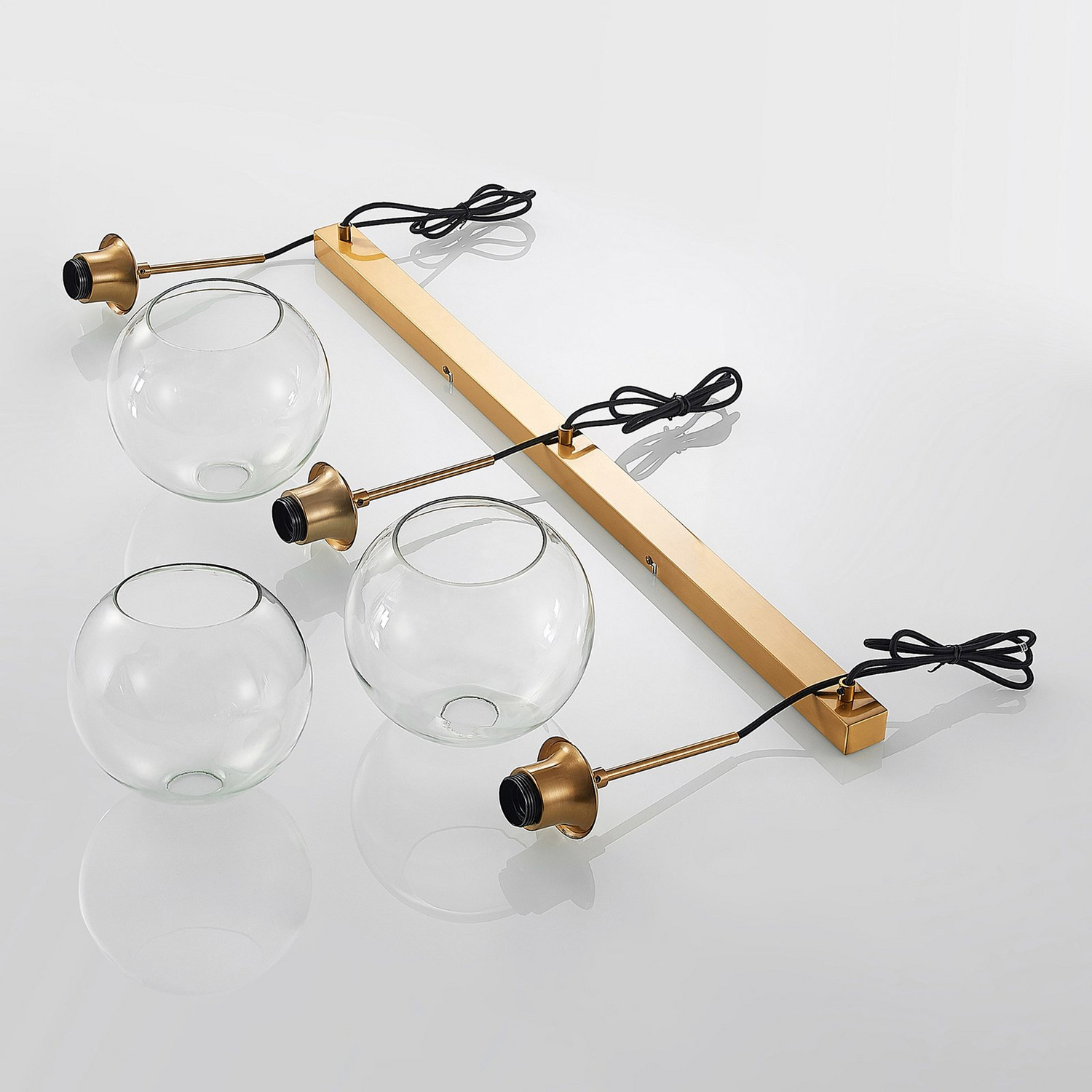B-Ware Lindby Hängeleuchte Pendelleuchte Grady Messing Glas Lampe Leuchte Led 110 Cm98 - 4251911725759