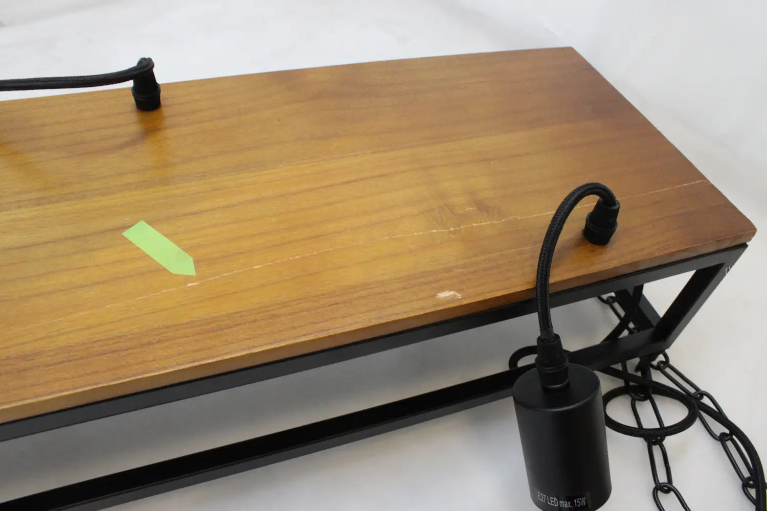 B-Ware Lindby Hängelampe Pendelleuchte Kirista Schwarz Holz 5 Flg Siehe Text/Foto - 17007646939248