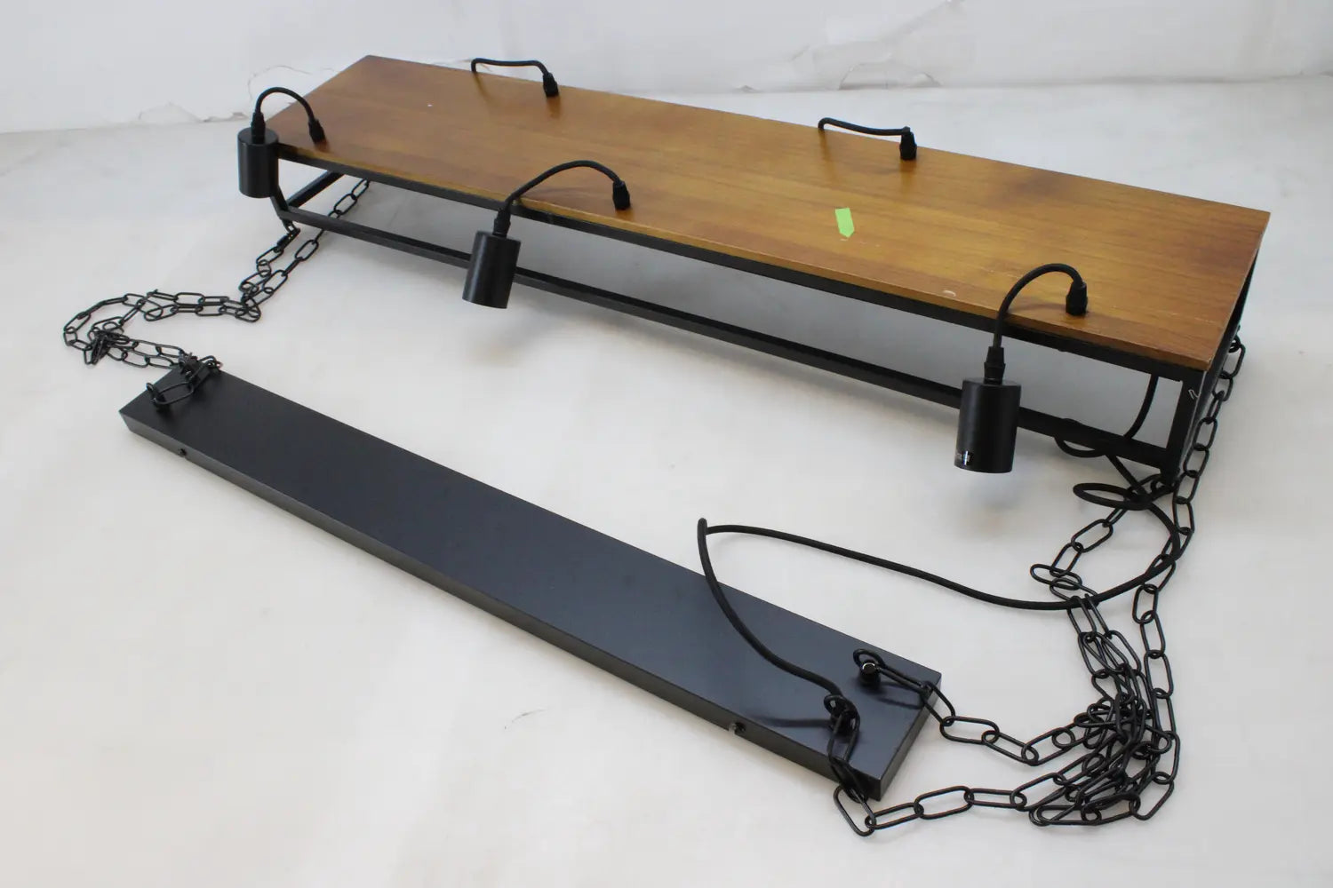 B-Ware Lindby Hängelampe Pendelleuchte Kirista Schwarz Holz 5 Flg Siehe Text/Foto - 17007646939248