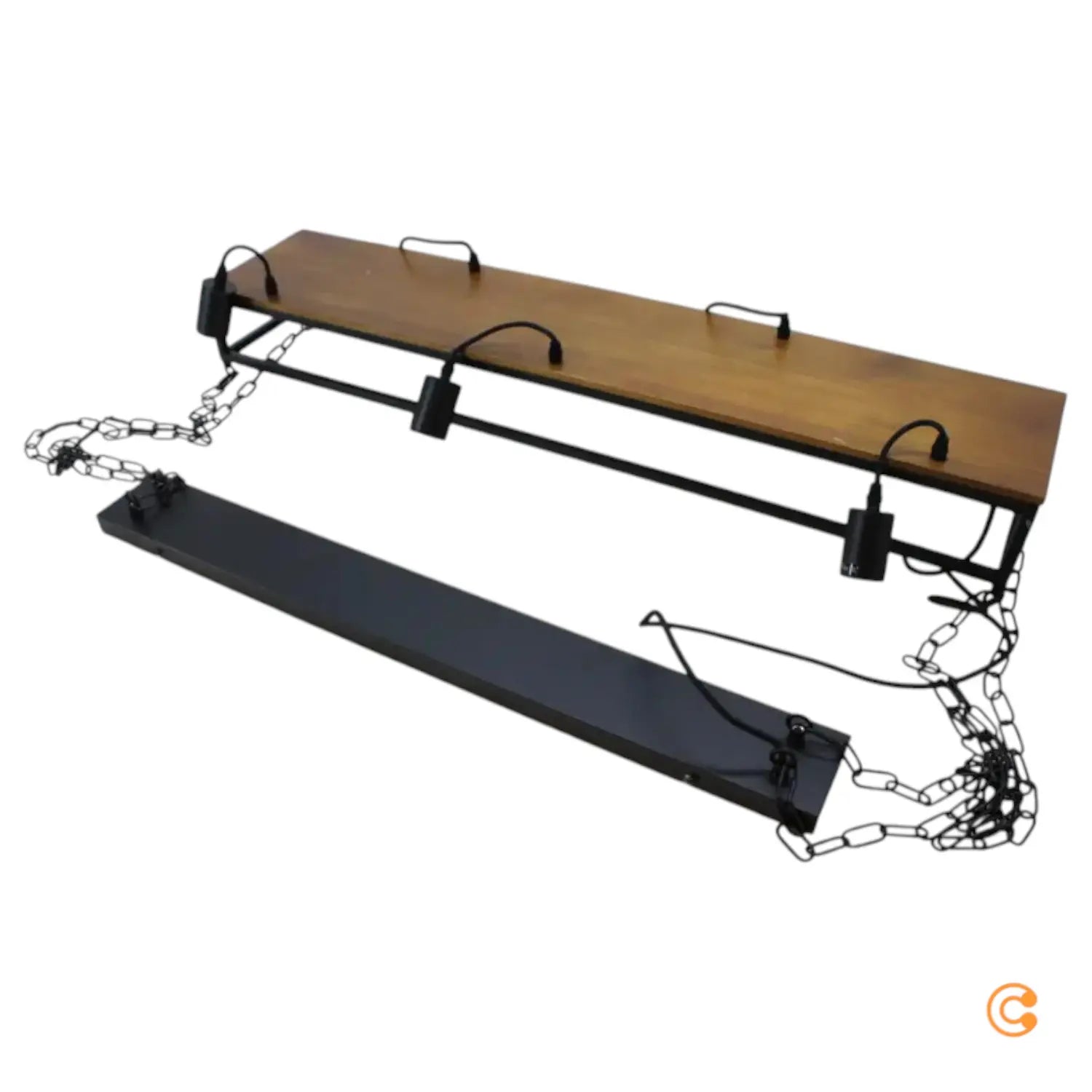 B-Ware Lindby Hängelampe Pendelleuchte Kirista Schwarz Holz 5 Flg Siehe Text/Foto - 17007646939248