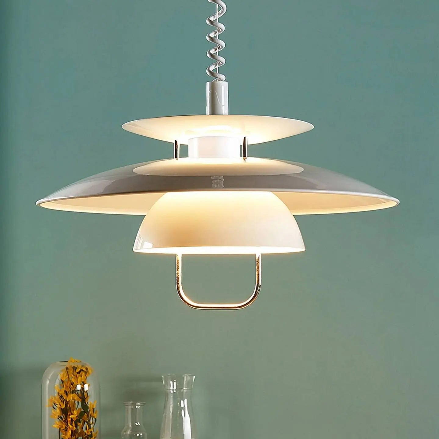 B-Ware Lindby Hängeleuchte Nadija Wohnzimmerlampe Lampe Leuchte Küchenleuchte E27 W971