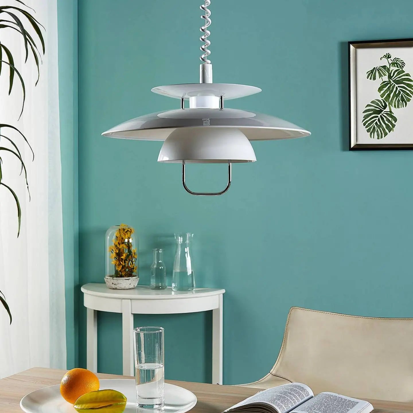 B-Ware Lindby Hängeleuchte Nadija Wohnzimmerlampe Lampe Leuchte Küchenleuchte E27 W971