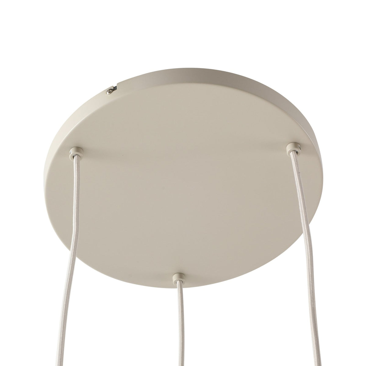 Lindby Hängelampe Ovelia beige rund Hängeleuchte Leuchte Pendellampe Lampe E27 - 4251911775273