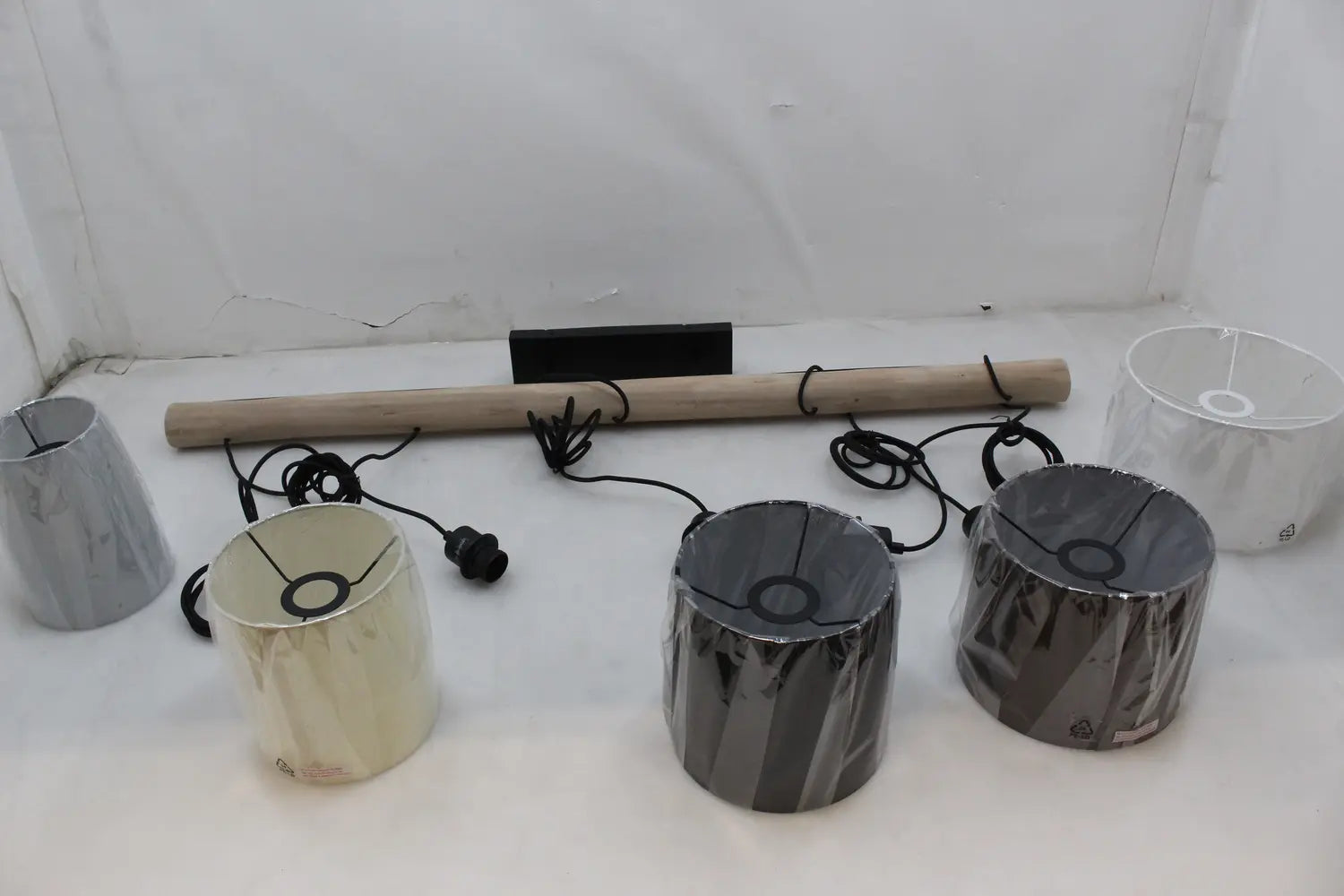 B-Ware Lindby Hängeleuchte Pendelleuchte Amilia Grau Beige E27 Siehe Text/Foto - 17007646877652