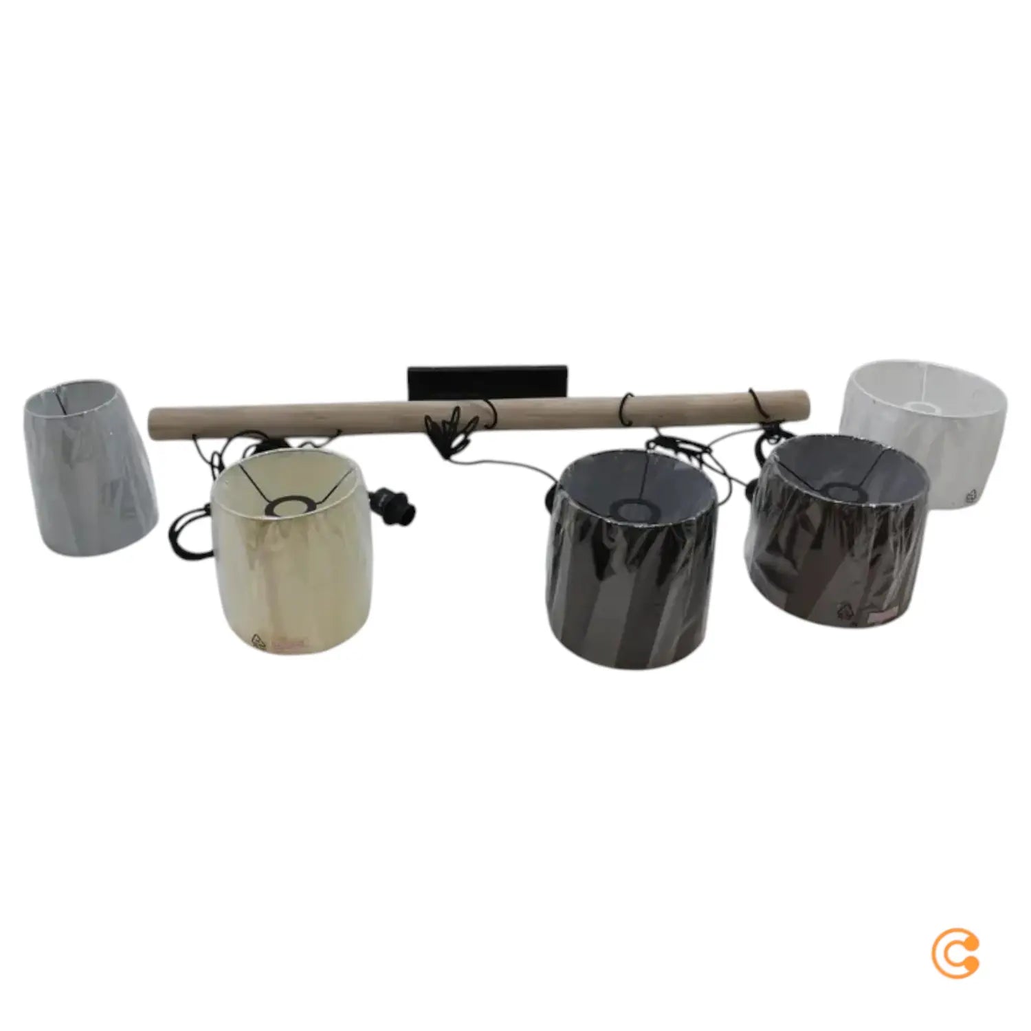 B-Ware Lindby Hängeleuchte Pendelleuchte Amilia Grau Beige E27 Siehe Text/Foto - 17007646877652