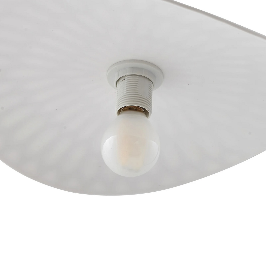 Lindby Hängeleuchte Pendelleuchte Lampe Annira Keramik Weiß Messing 29 Cm Lampe B-Ware
