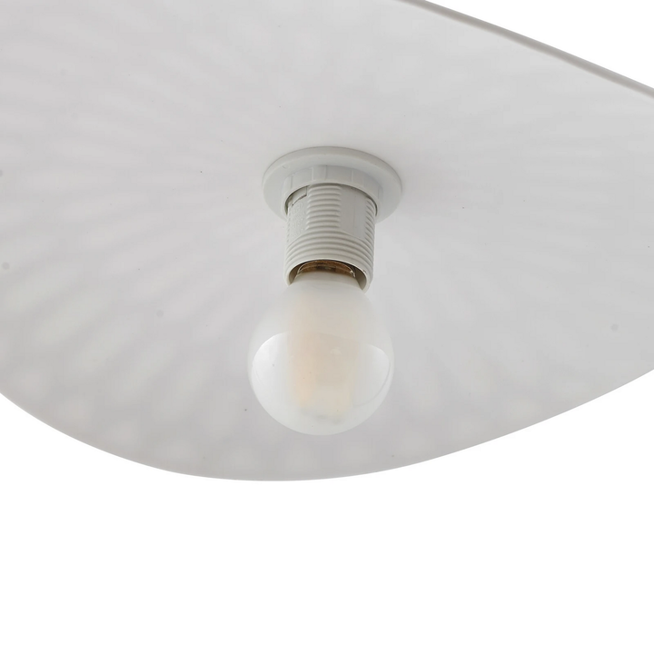 Lindby Hängeleuchte Pendelleuchte Lampe Annira Keramik Weiß Messing 29 Cm Lampe B-Ware