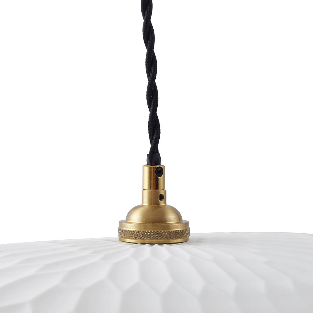 Lindby Hängeleuchte Pendelleuchte Lampe Annira Keramik Weiß Messing 29 Cm Lampe B-Ware