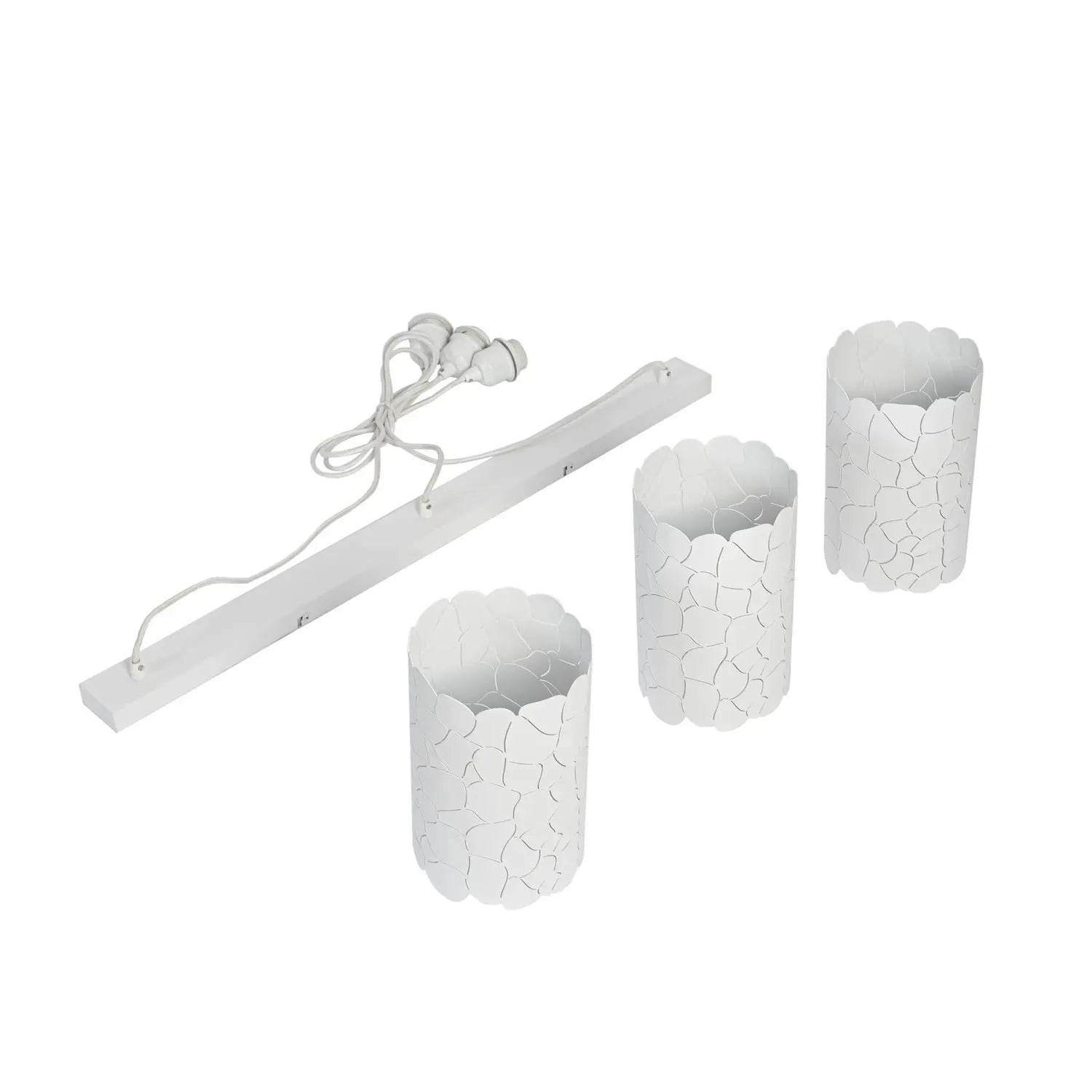 B-Ware Lindby Hängeleuchte Pendelleuchte Aralena Weiß 3 Flg Länge 92 Cm369
