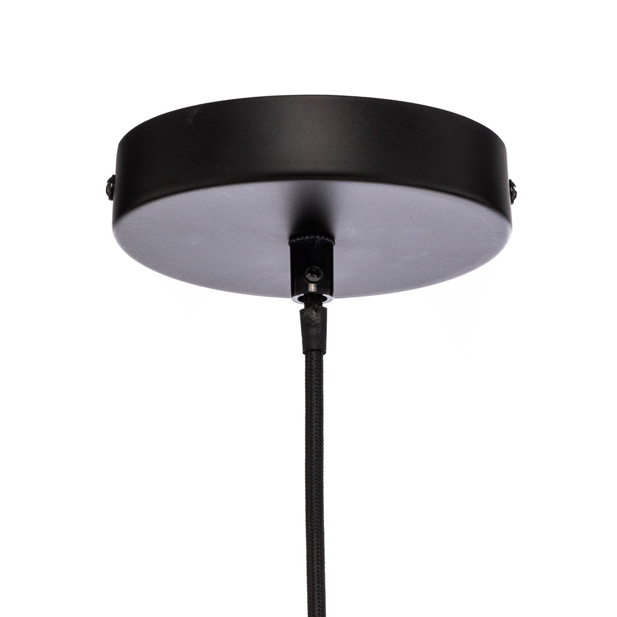 Lindby Hängeleuchte Lampe Deckenleuchte Aurinil holzfarben Leinen Ø 48cm E27 - 4251911777819