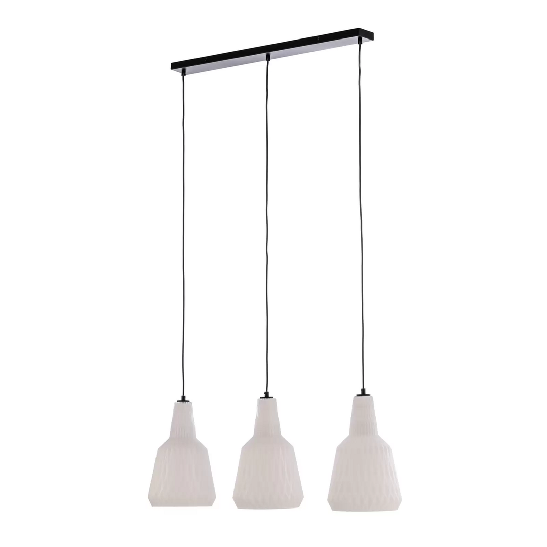 Lindby Belarion Hängeleuchte Opal 3fl Glas Hängelampe Lampe Leuchte Deckenlampe B-Ware - 4251911778458