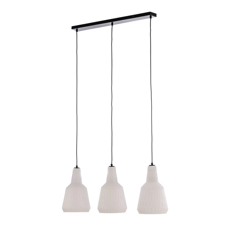 Lindby Belarion Hängeleuchte Opal 3fl Glas Hängelampe Lampe Leuchte Deckenlampe B-Ware - 4251911778458