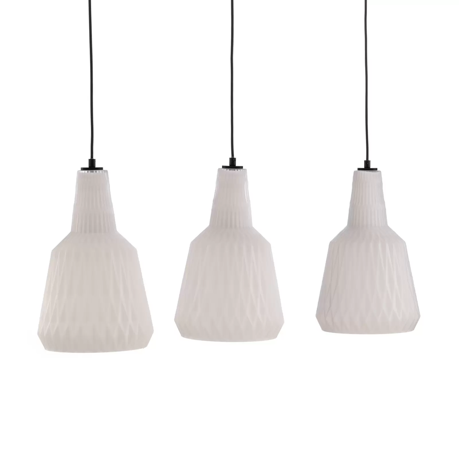B-Ware Lindby Belarion Hängeleuchte Opal 3fl Glas Hängelampe Lampe Leuchte Deckenla166