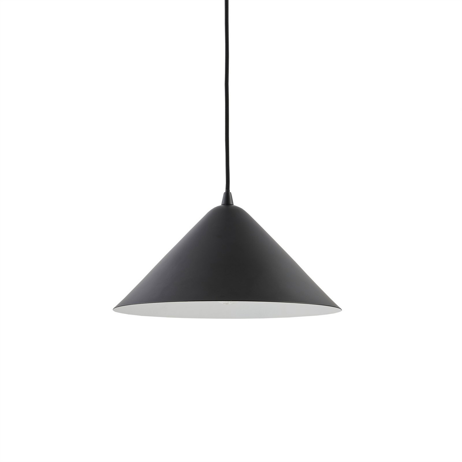 B-Ware Lindby Hängeleuchte Deckenlampe Clarine Deckenlicht Schwarz Weiß ø 32 Cm Metall