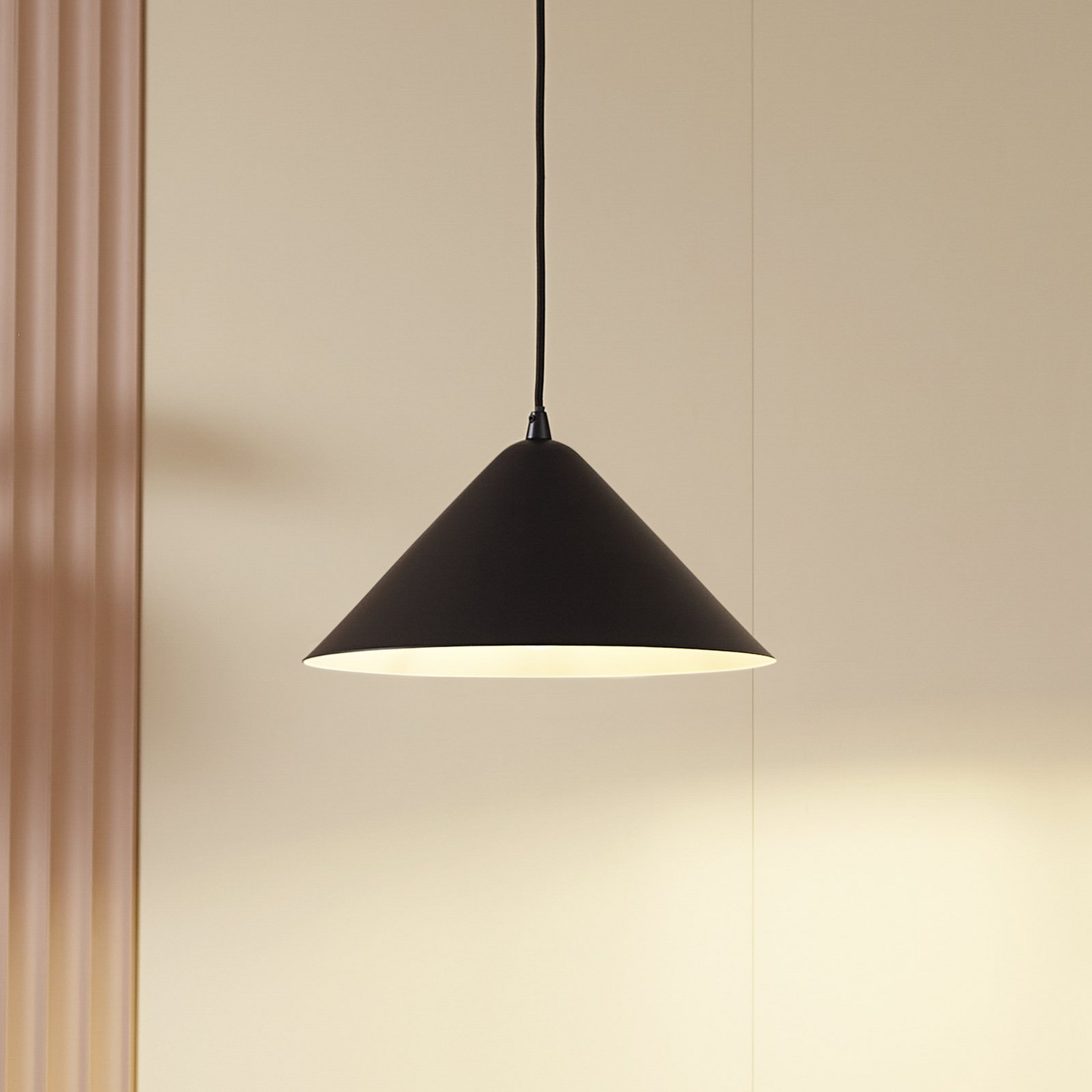 Lindby Hängeleuchte Deckenlampe Clarine Deckenlicht Schwarz Weiß ø 32 Cm Metall B-Ware - 4251911793673