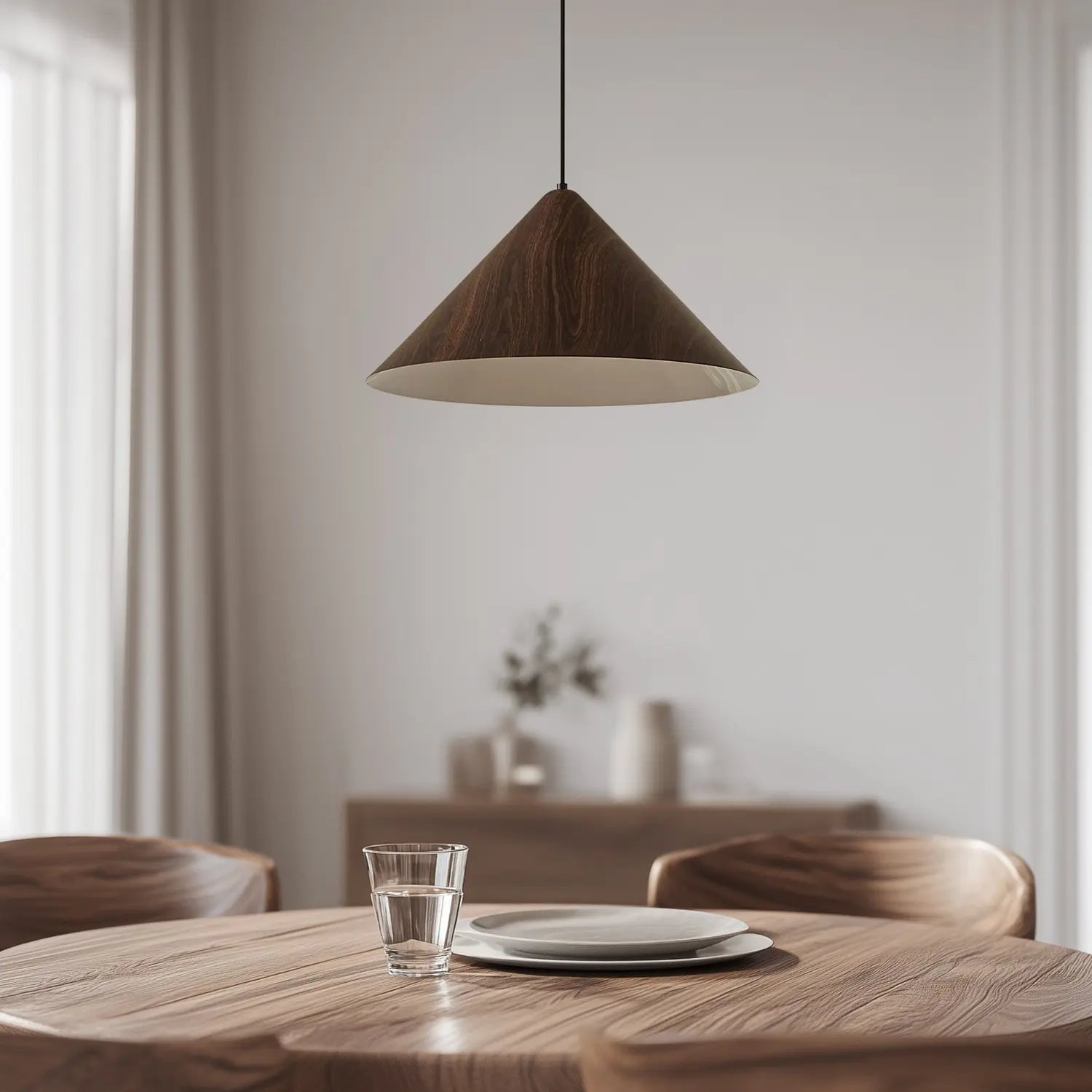 B-Ware Lindby Hängeleuchte Pendelleuchte Clarine Deckenlampe Holz Metall Dimmbar ø5966 - 4255830903137