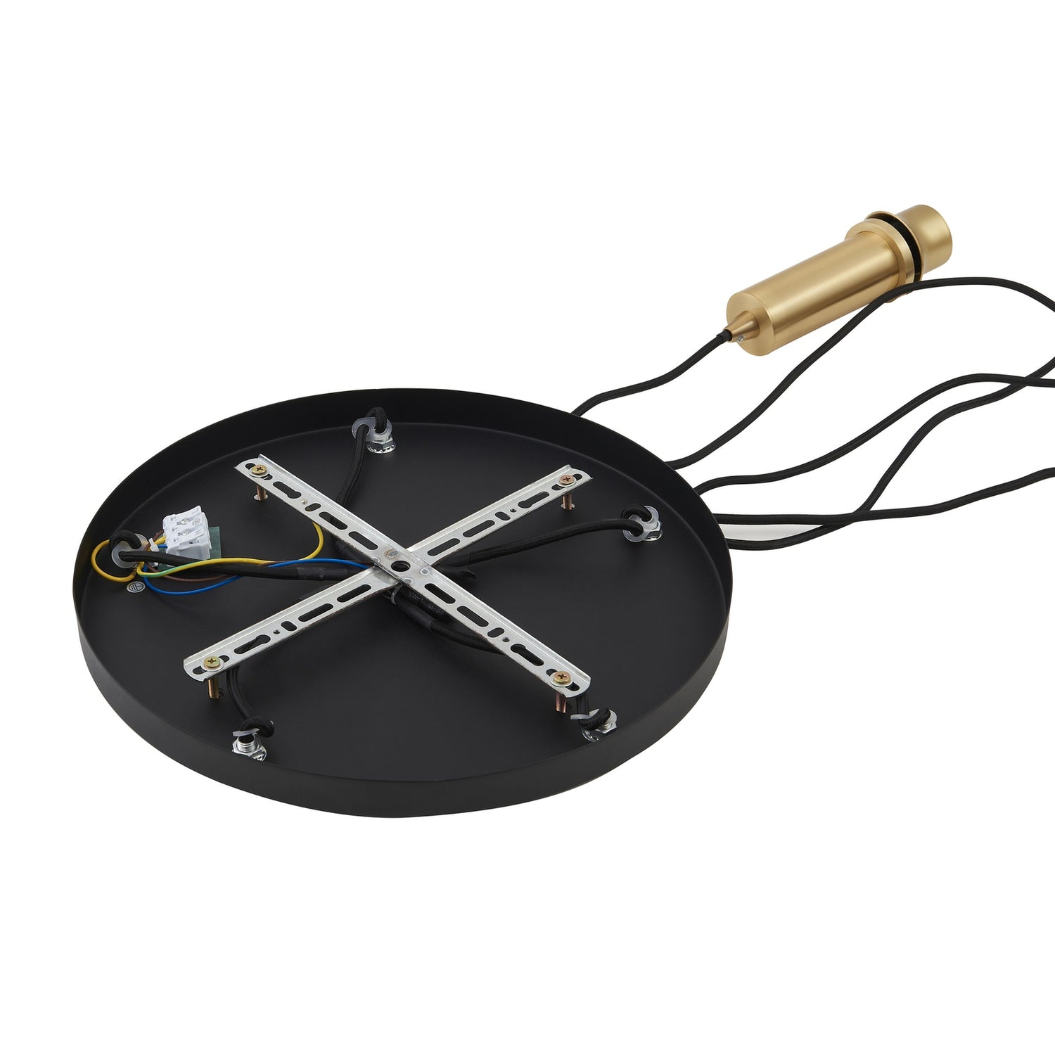 B-Ware Lindby Hängeleuchte Pendelleuchte Doroteo 5 Flammig Grau Glas - 4251911793000