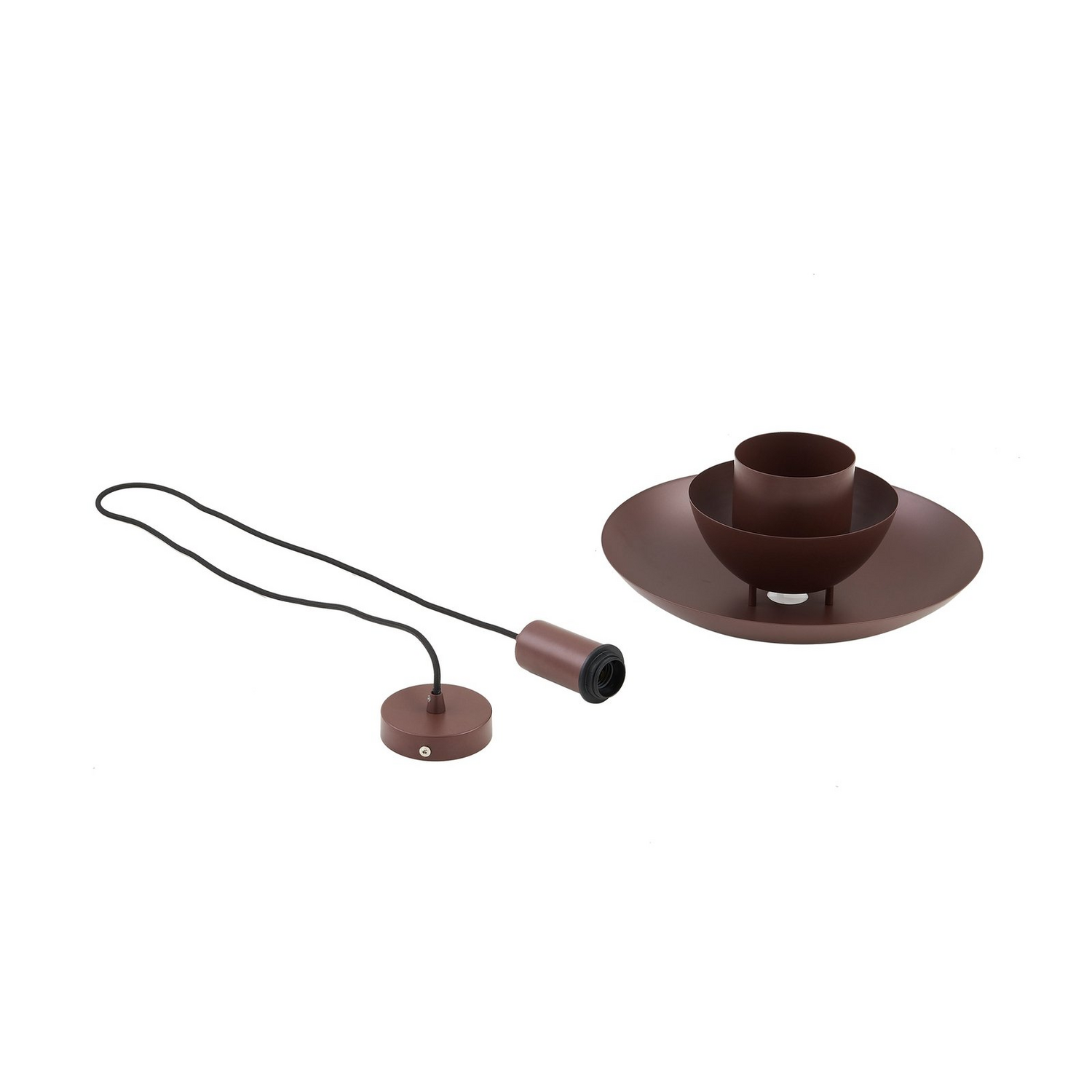 B-Ware Lindby Hängeleuchte Elorri Braun Metall ø 38 Cm Deckenlampe Deckenleuchte Lampe - 4251911792942