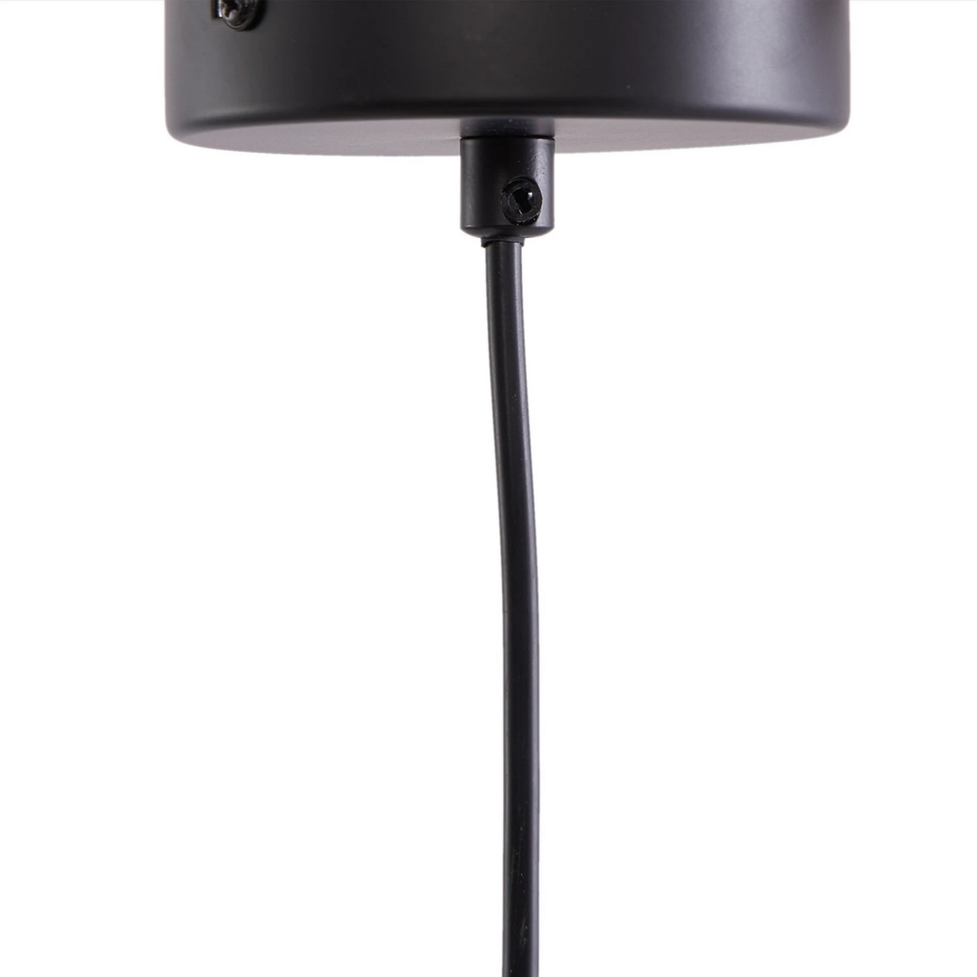 Lindby Hängeleuchte Eskil Hängelampe Pendelleuchte Schwarz Bambus ø 46,5 Cm B-Ware - 4251911794519