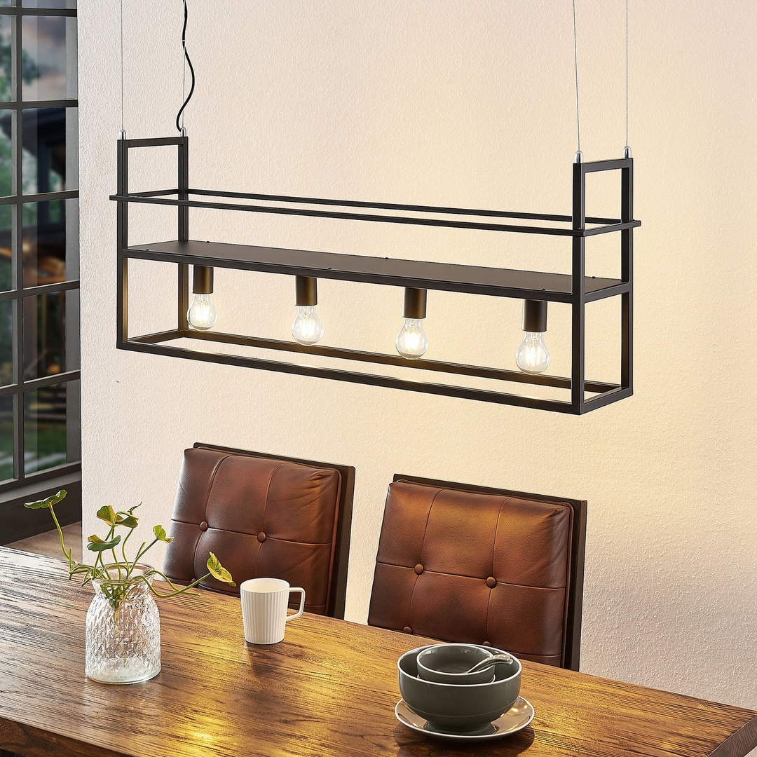 Lindby Grisela Hängeleuchte Pendelleuchte Deckenleuchte Lampe E27 60 W Led B-Ware - 4251096589641