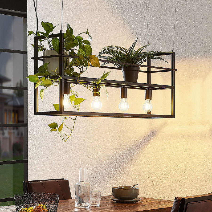 Lindby Grisela Hängeleuchte Pendelleuchte Deckenleuchte Lampe E27 60 W Led B-Ware - 4251096589641